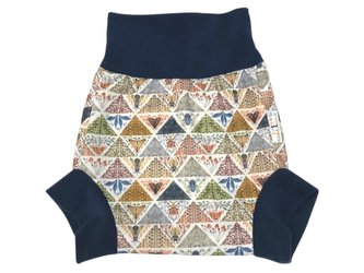 Natahovací svrchní kalhotky PUL - Hmyzí hotel__VELIKOST:S (4-7kg)