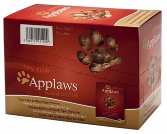 Applaws kapsička Cat Tuňák a tygří krevety 12x70g
