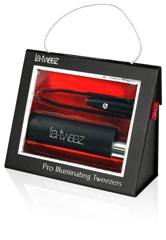 La Tweez LA-TWEEZ SWAROVSKI Pinzeta s osvětlením (Černá)