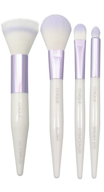 Royal & Langnickel CHIQUE™ STUDIO 4PC GLAM GIRL KIT Sada kosmetických štětců na obličej - 4ks