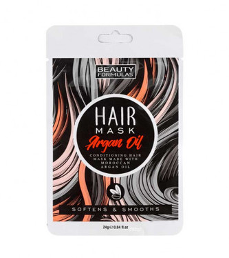 BEAUTY FORMULAS Maska na vlasy s arganovým olejem 24 g