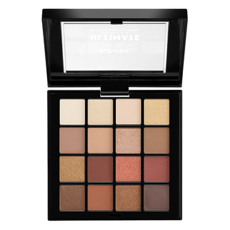NYX PROFESSIONAL MAKEUP Paletka 16 očních stínů Ultimate Shadow Odstín: USP03 - Warm Neutrals
