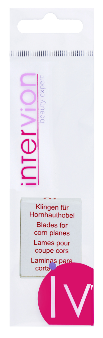 Inter-Vion Náhradní břitvy na pedikúru 10ks