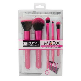Royal & Langnickel MODA PERFECT MINERAL Sada štětců (5 ks) Varianta: Nový produkt - růžová