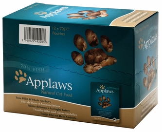 Applaws kapsička Cat Tuňák s ančovičkami 12x70g