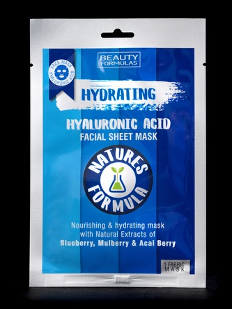 BEAUTY FORMULAS Hydratační pleťová maska (1 ks)
