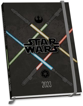 Diář 2023 Star Wars|Hvězdné války: Classic (A5 15,6 x 21,2 x 1,5 cm)
