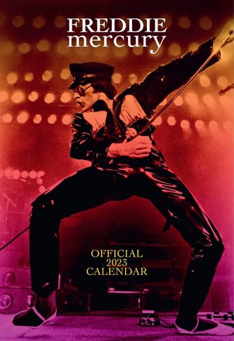 Oficiální nástěnný kalendář 2023: Freddie Mercury (A3 29,7 x 42 cm)