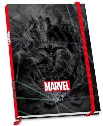 A5 diář 2023 Marvel: Avengers (13,5 x 15,5 cm)