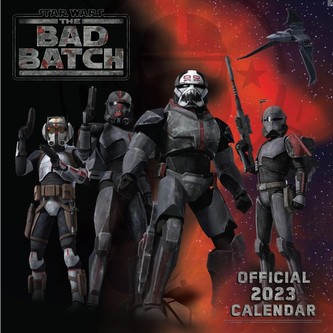 Oficiální nástěnný kalendář 2023 Star Wars: Bad Batch (SQ 30,5 x 30,5|61 cm)