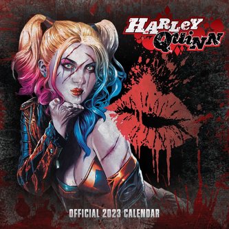 Oficiální nástěnný kalendář DC Comics 2023: Harley Quinn - s plakátem (SQ 30,5 x 30,5|61 cm)