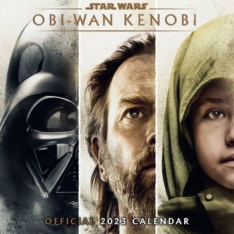 Oficiální nástěnný kalendář 2023 Star Wars|Hvězdné války: Obi-Wan Kenobi s plakátem (SQ 30,5 x 30,5|61 cm)
