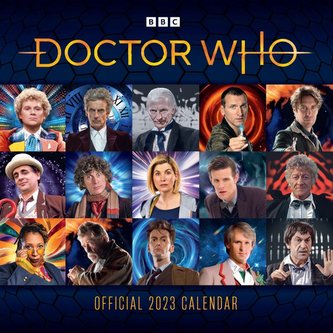 Oficiální nástěnný kalendář BBC 2023: Doctor Who Classic (SQ 30,5 x 30,5|61 cm)