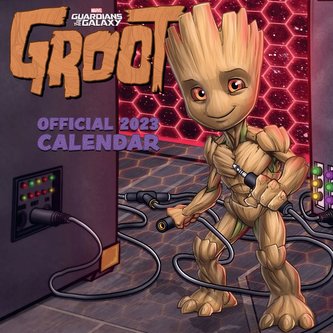Oficiální nástěnný kalendář 2023 Marvel: Groot s plakátem (SQ 30,5 x 30,5|61 cm)