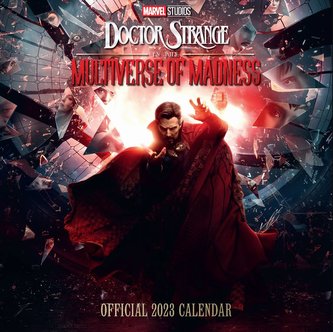 Oficiální nástěnný kalendář 2023 Marvel: Doctor Strange - s plakátem (SQ 30,5 x 30,5|61 cm)