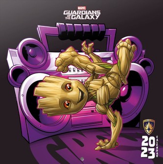 Oficiální nástěnný kalendář Marvel Comics 2023 s plakátem: Groot (SQ 30 x 30|60 cm)