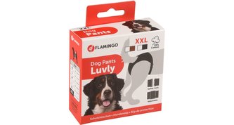 FLAM haraci kalhotky  LUVLY XXL - cerne