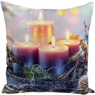 Polštář CHRISTMAS CANDLE II. 40x40 cm Mybesthome