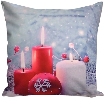 Polštář CHRISTMAS CANDLE IV. 40x40 cm Mybesthome