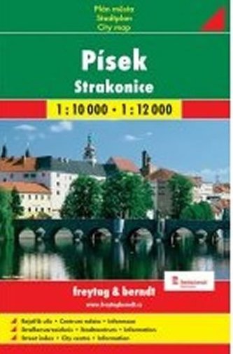 Písek, Strakonice 1:10T/plán města