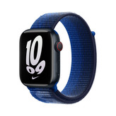 Apple Watch 45mm Game Royal/půlnočně námořnický Nike provlékací sportovní řemínek