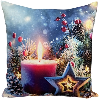 Polštář CHRISTMAS CANDLE I. 40x40 cm Mybesthome