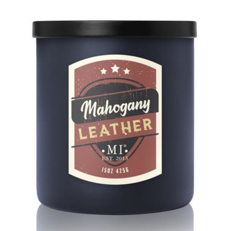 Colonial Candle Manly Indulgence - Mahogany & Leather 425g