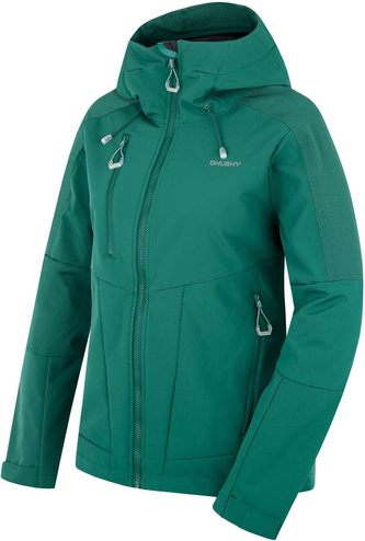 Dámská softshell bunda Sevan L dk. green - M