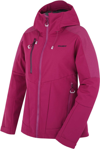 Dámská softshell bunda Sevan L dk. magenta - XL