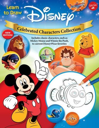 Learn to Draw Disney Celebrated Characters Collection: New Edition! Includes Classic Characters, Such as Mickey Mouse and Winnie