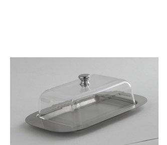 Máslenka nerez+plast 19x12x6,5cm