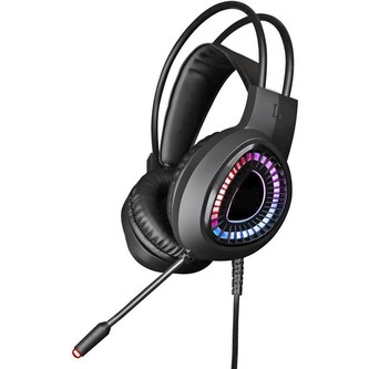 Omega VARR RGB herní sluchátka s mikrofonem USB černé VH8010