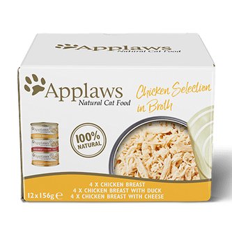 Applaws konzerva Cat Multipack Kuřecí výběr 12x156g Applaws konzerva Cat Multipack Kuřecí výběr 12x156g