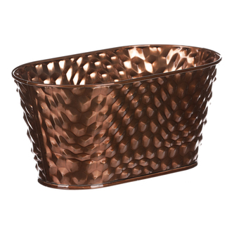 Truhlík kovový, měděná barva.