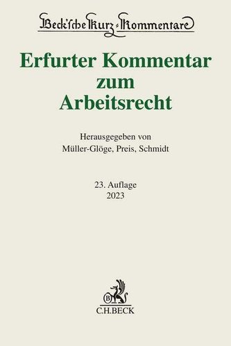 Erfurter Kommentar zum Arbeitsrecht