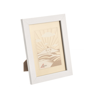 Fotorámeček dřevo bílý 13x18 cm