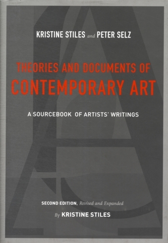 Theories and Documents of Contemporary Art