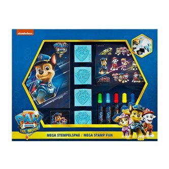 Psi Patrol Zestaw: stemple, flamastry, naklejki
