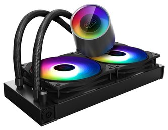 DEEPCOOL vodní chladič Castle 240RGB V2 / 2x120mm / ARGB / Intel i AMD