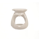 Aromalampa ker. bílá perleť 10x9x10 cm