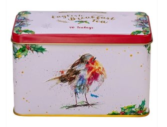 Čaj plechovka 40 sáčků RS97 Christmas Robin NET