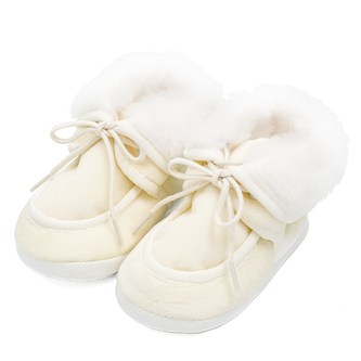 Kojenecké zimní capáčky New Baby béžové 12-18 m - velikost 12-18 m