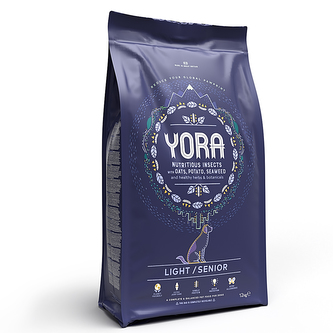 YORA Dog Senior/Light granule z hmyzu pro starší psy 12kg