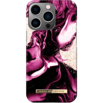 iDeal Of Sweden kryt iPhone 14 Pro Golden Ruby Marble