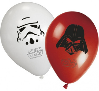 Latexové balonky Star Wars 27 cm - 8 ks