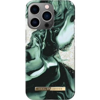 iDeal Of Sweden kryt iPhone 14 Pro Golden Olive Marble