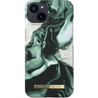 iDeal Of Sweden kryt iPhone 13 Golden Olive Marble