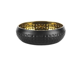 NEREZOVÝ MÍSA BLACK/GOLD 14CM
