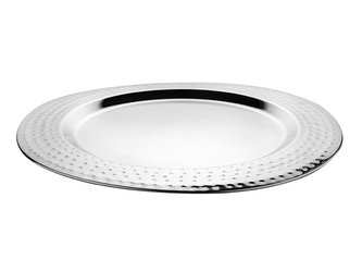 NEREZOVÝ SERVÍROVACÍ TALÍŘ SILVER 30CM