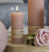 Rustic Candle - terakota